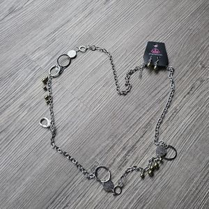 Paparazzi Long Strand Bronze Necklace with Earrings